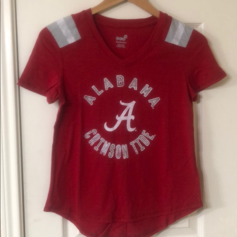 New Girl Alabama Retro Blocked Slubbed Vintage Tee